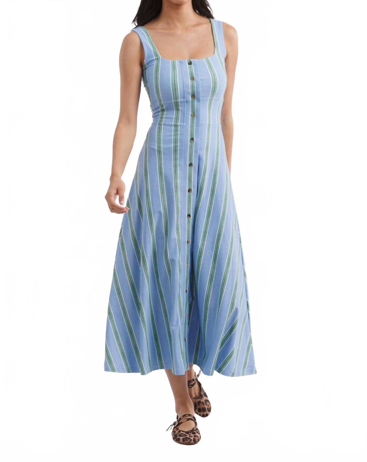 

Платье Диана в полоску гортензии SMITH & QUINN, Hydrangea Stripe