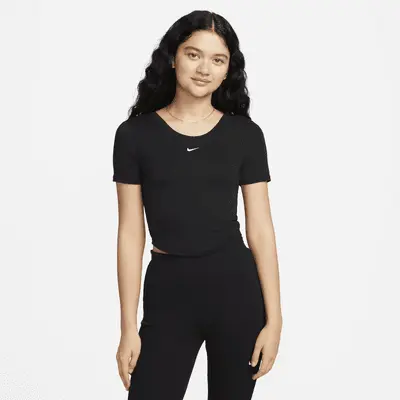 

Футболка Nike Sportswear Chill Knit, цвет Black/Sail