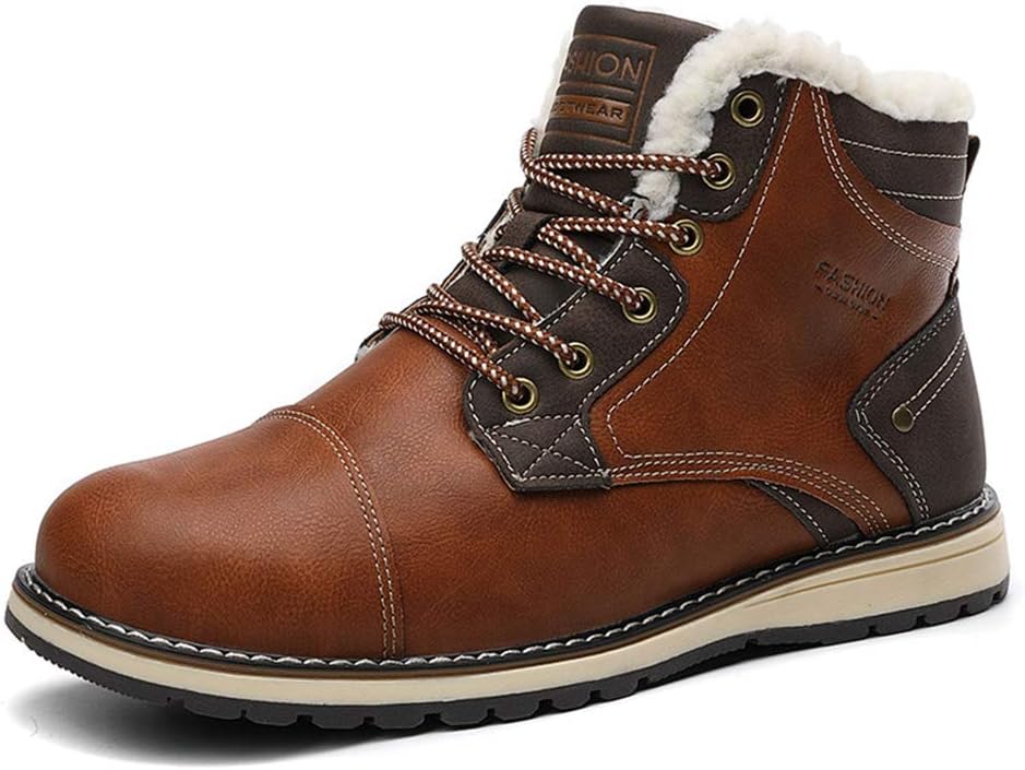 

Мужские туристические ботинки, модные ботильоны с плюшевой подкладкой, кроссовки для отдыха и бездорожья, синие - 41/UK 7.5/US 8 Jlfzc