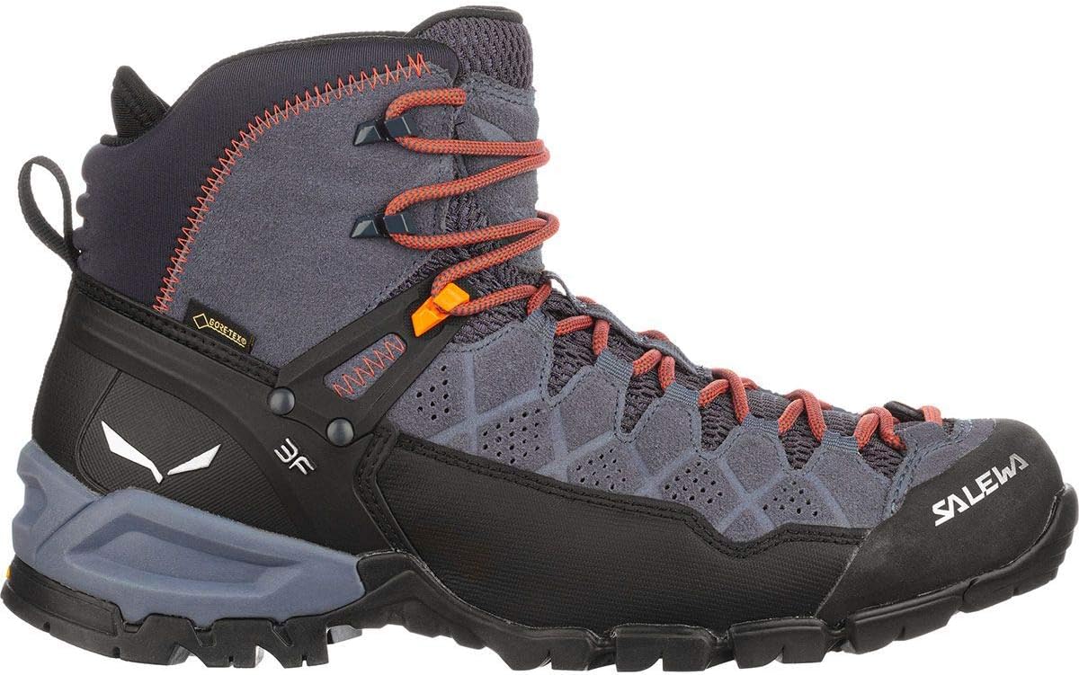Мужские ботинки Salewa ALP Trainer Mid GTX, синий/оранжевый/серый