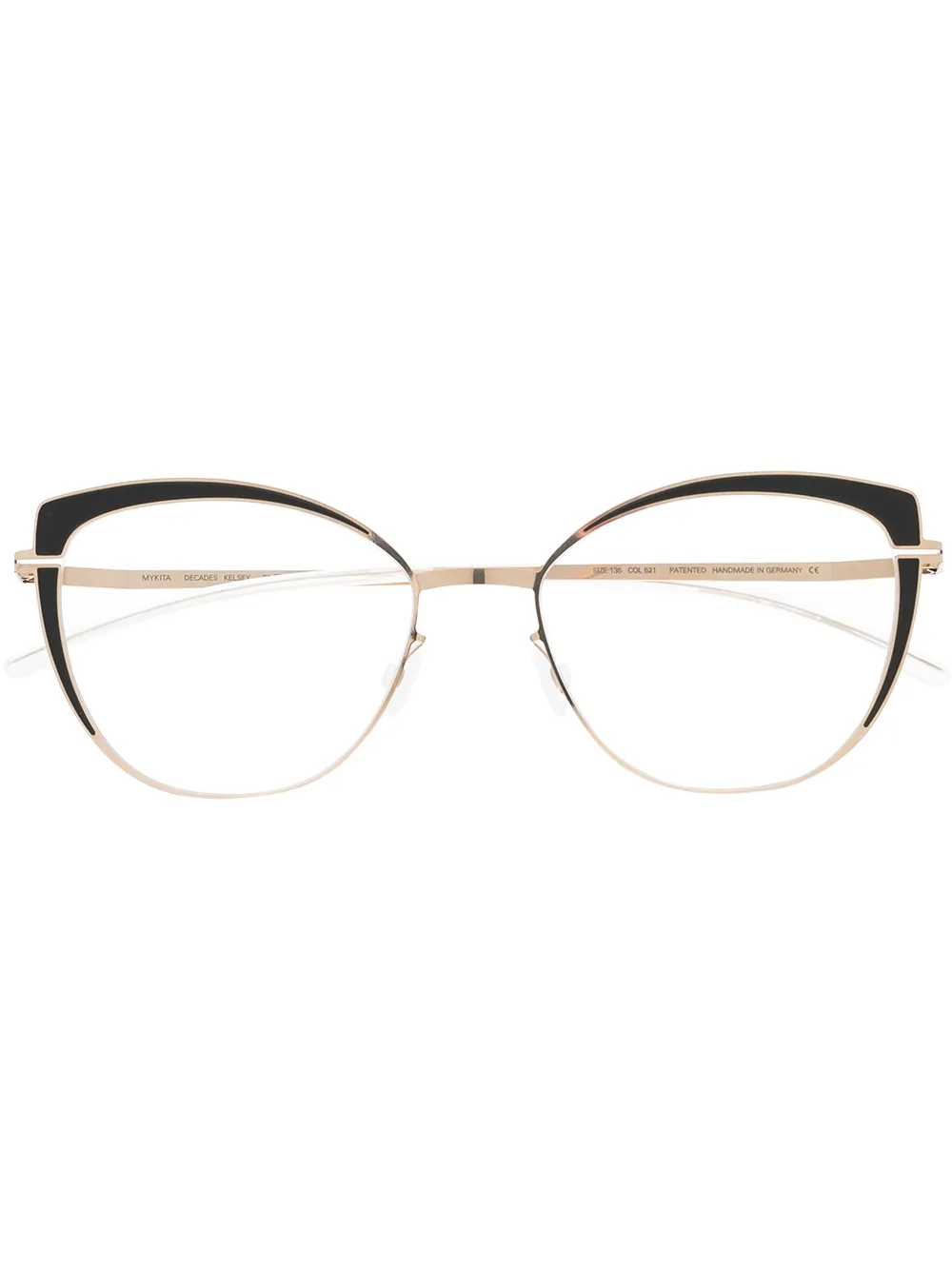 

Очки Kelsey в оправе 'кошачий глаз' Mykita, золотой