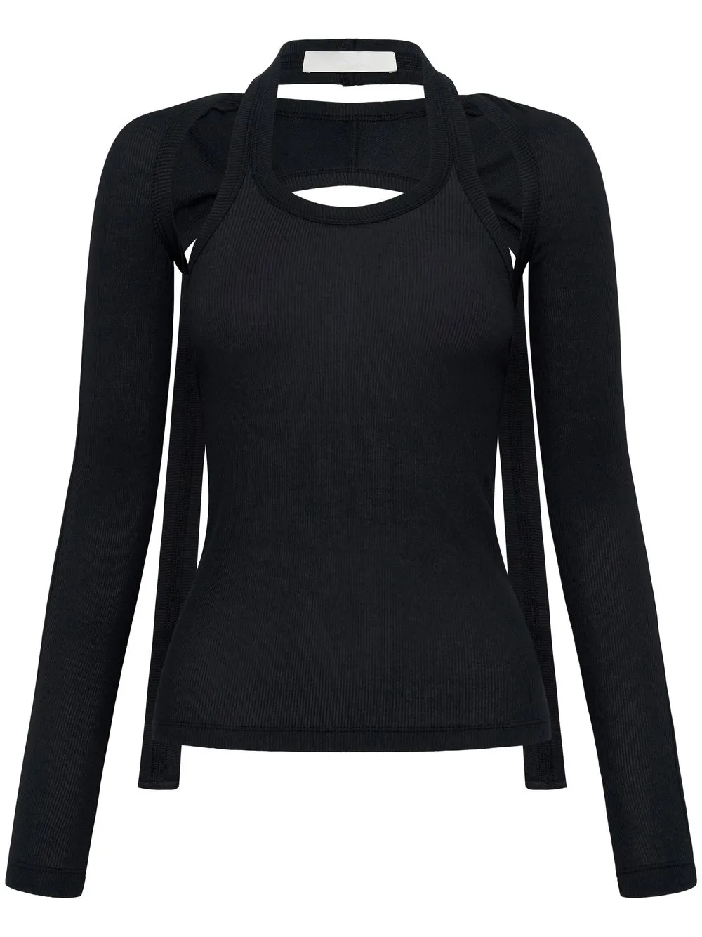 

Топ Modular с открытой спиной Dion Lee, черный