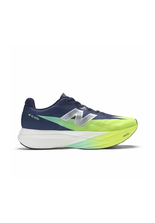 Кроссовки для бега по шоссе New Balance Sc elite v5 London Marathon, цвет ежевичный послесвечение — фото 4
