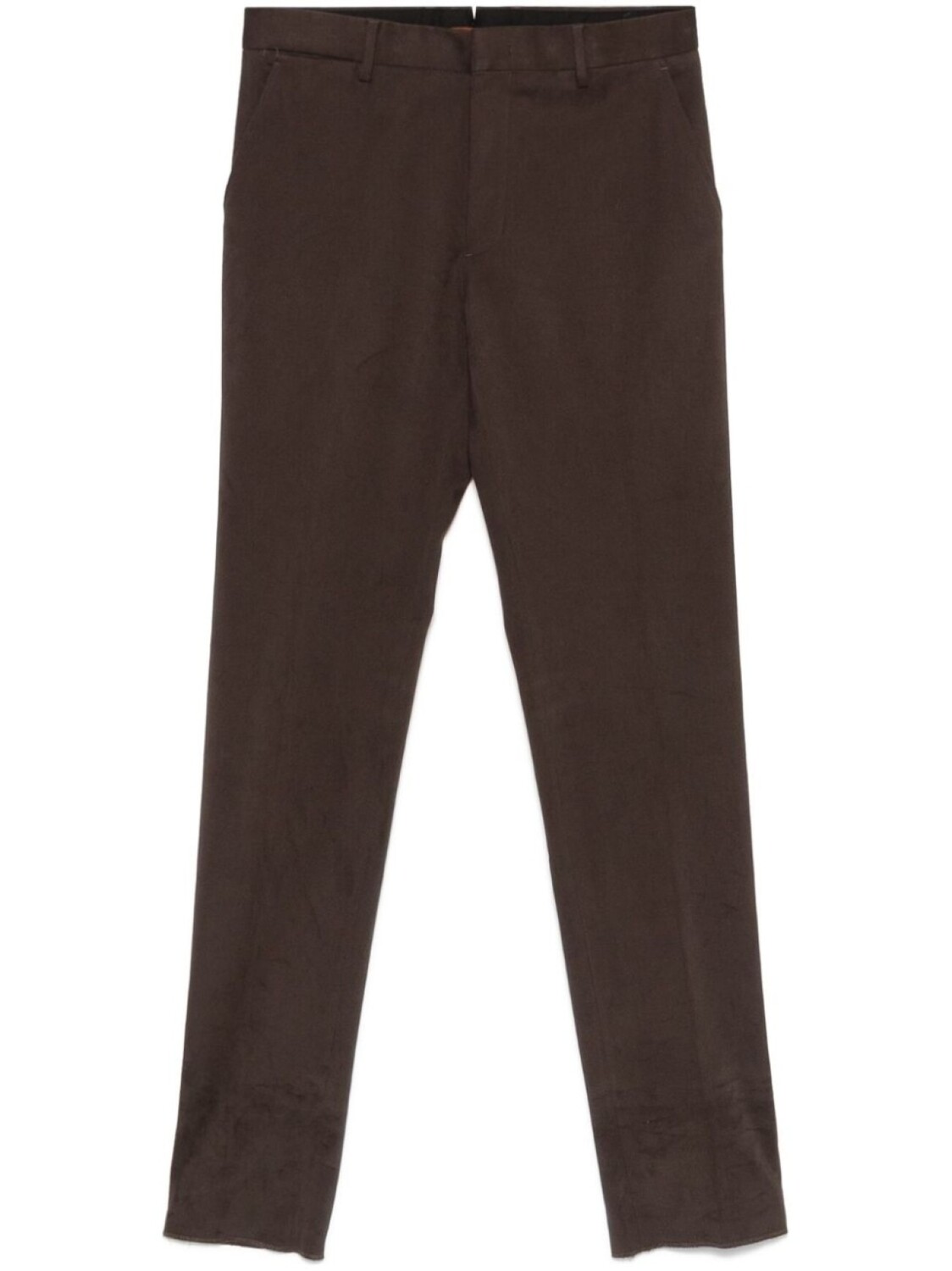 

Зауженные брюки Zegna, зеленый