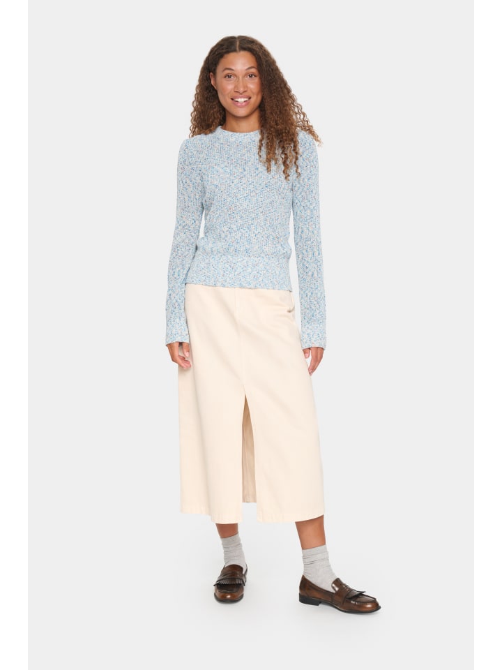 

Вязаный свитер IrenSZ, прямого кроя, в меланжевом цвете All Aboard SAINT TROPEZ