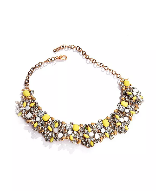 

Женское ожерелье из желтых камней Sohi, yellow