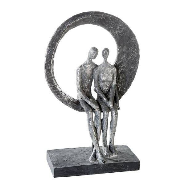 

Декоративная скульптура GILDE Love Place, серебряный