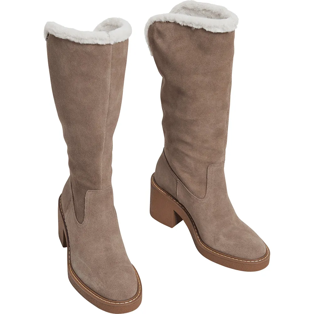 Ботинки Pepe Jeans Nicole Furry heel, коричневый — фото 4