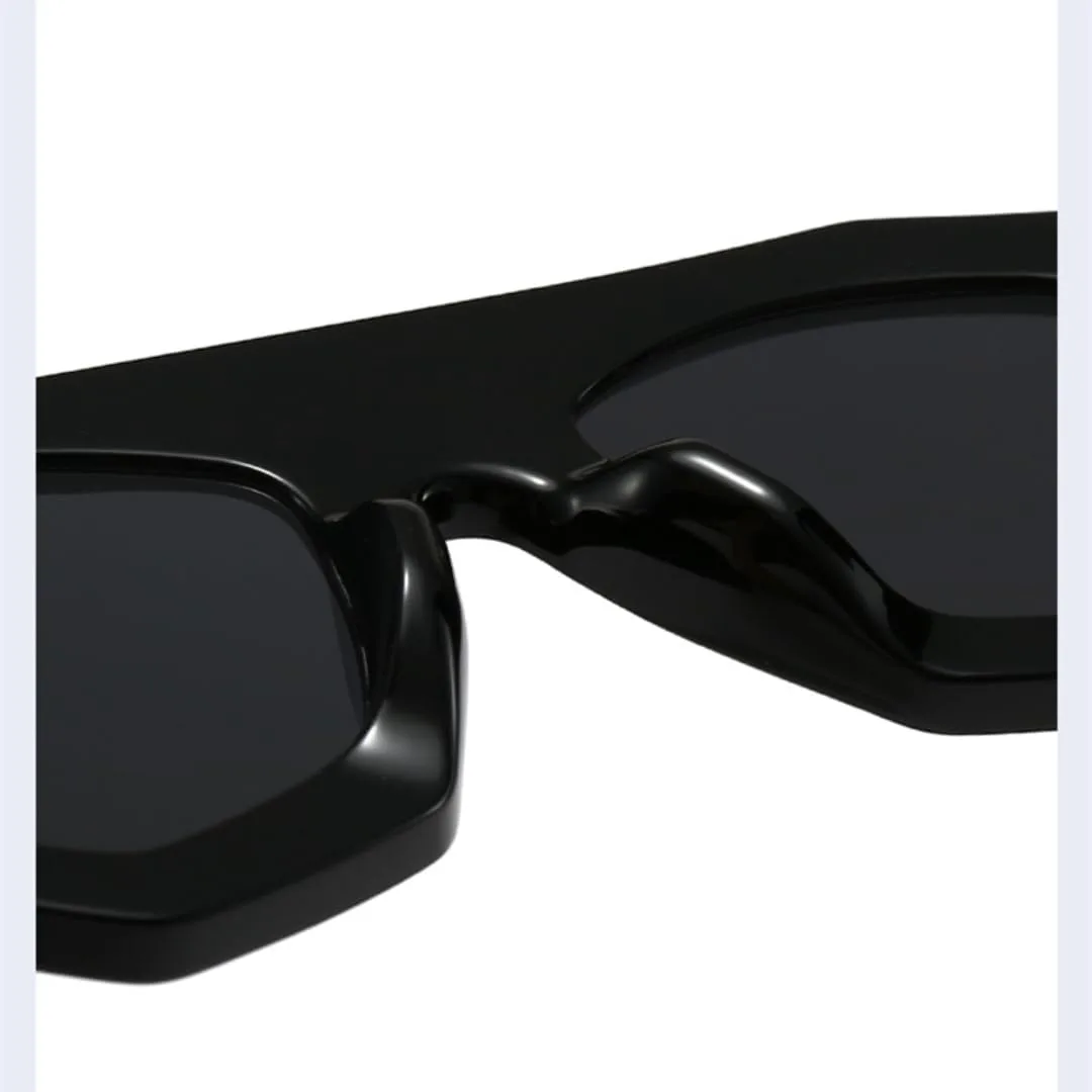 

Винтажные солнцезащитные очки Polygon для женщин, роскошные, модные, мужские, стильные, овальные, в стиле панк, с защитой от УФ-излучения UV400 TKKTLLT, 3965-c4