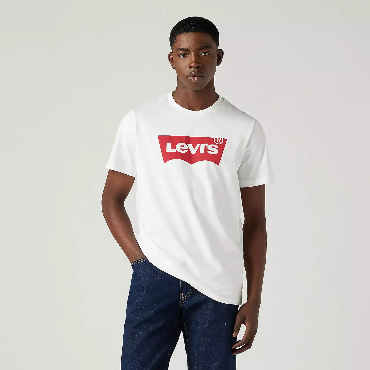 Классическая футболка с логотипом Levi's, цвет White — фото 2