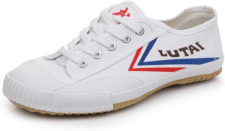 

Кроссовки из дышащего канваса для боевых искусств, низкие, удобные для кунг-фу, паркура и повседневной ходьбы Ficarico, белый