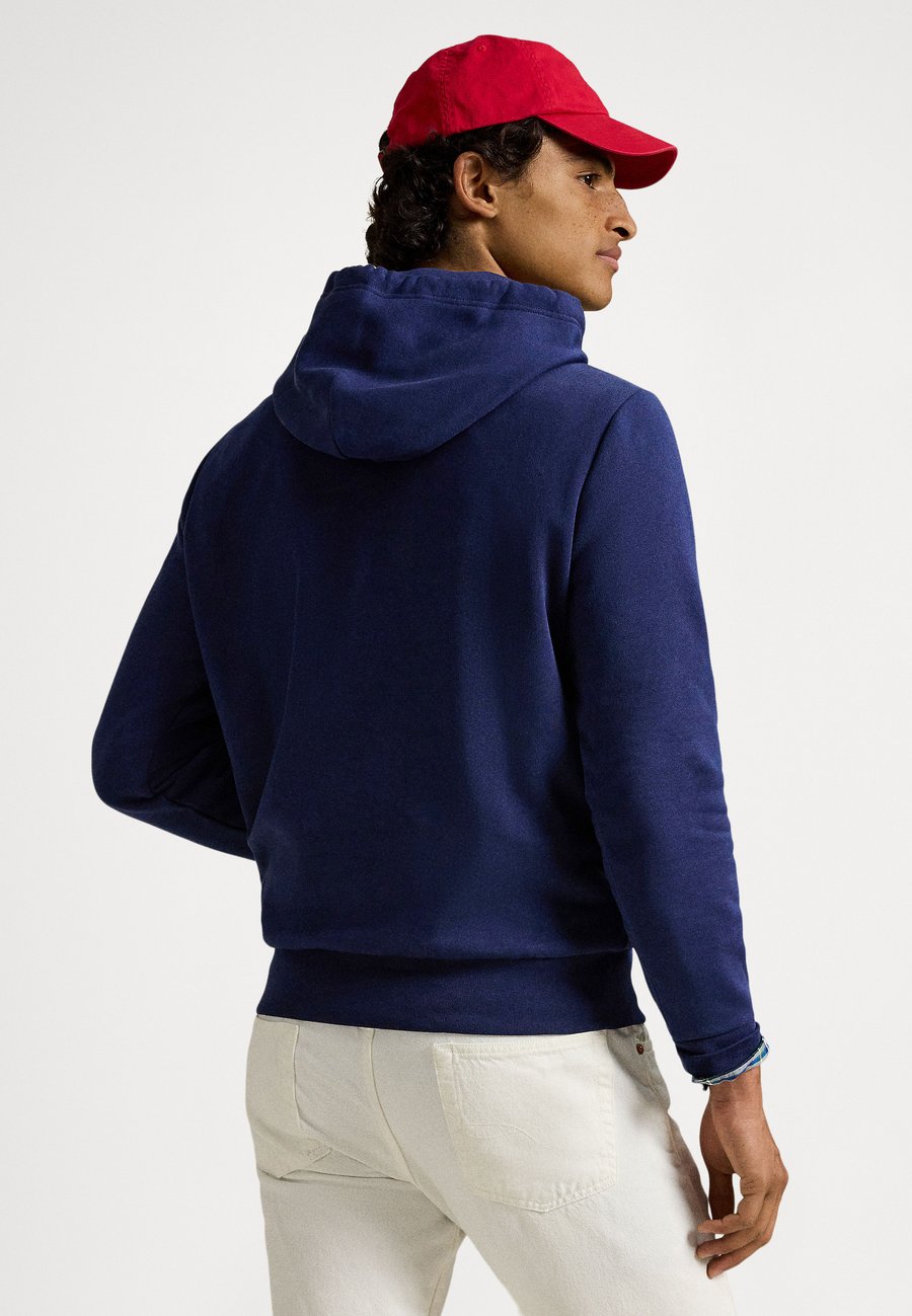 Худи Polo Ralph Lauren LOGO FLEECE HOODIE, Newport Navy/Dark Blue — фото 3