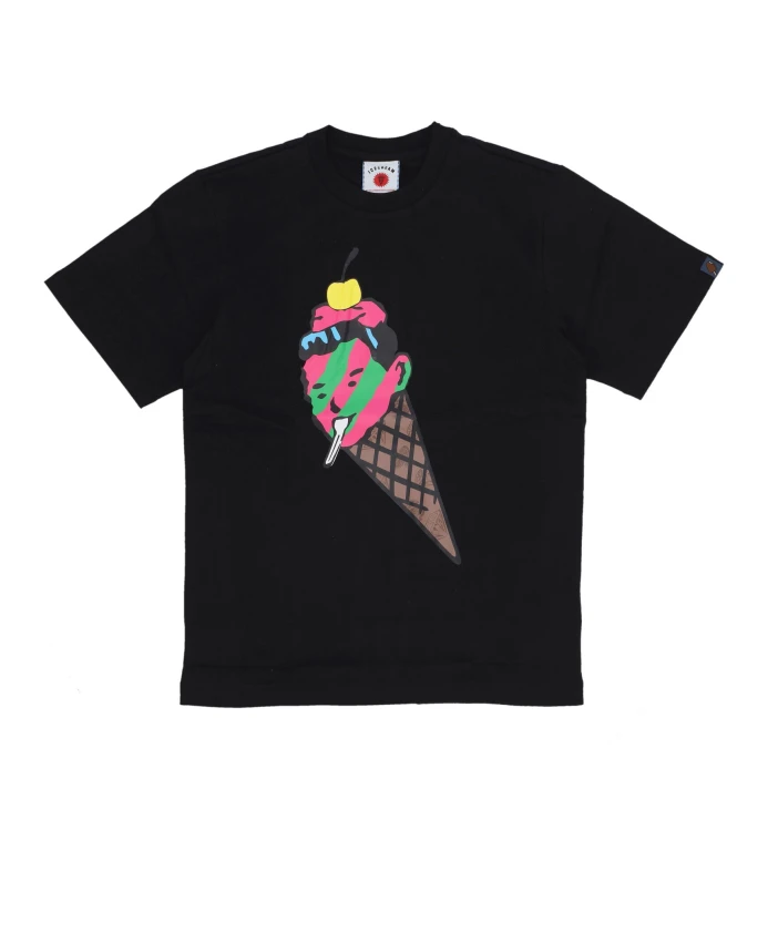 

Черная футболка с изображением человека в форме конуса Icecream, черный