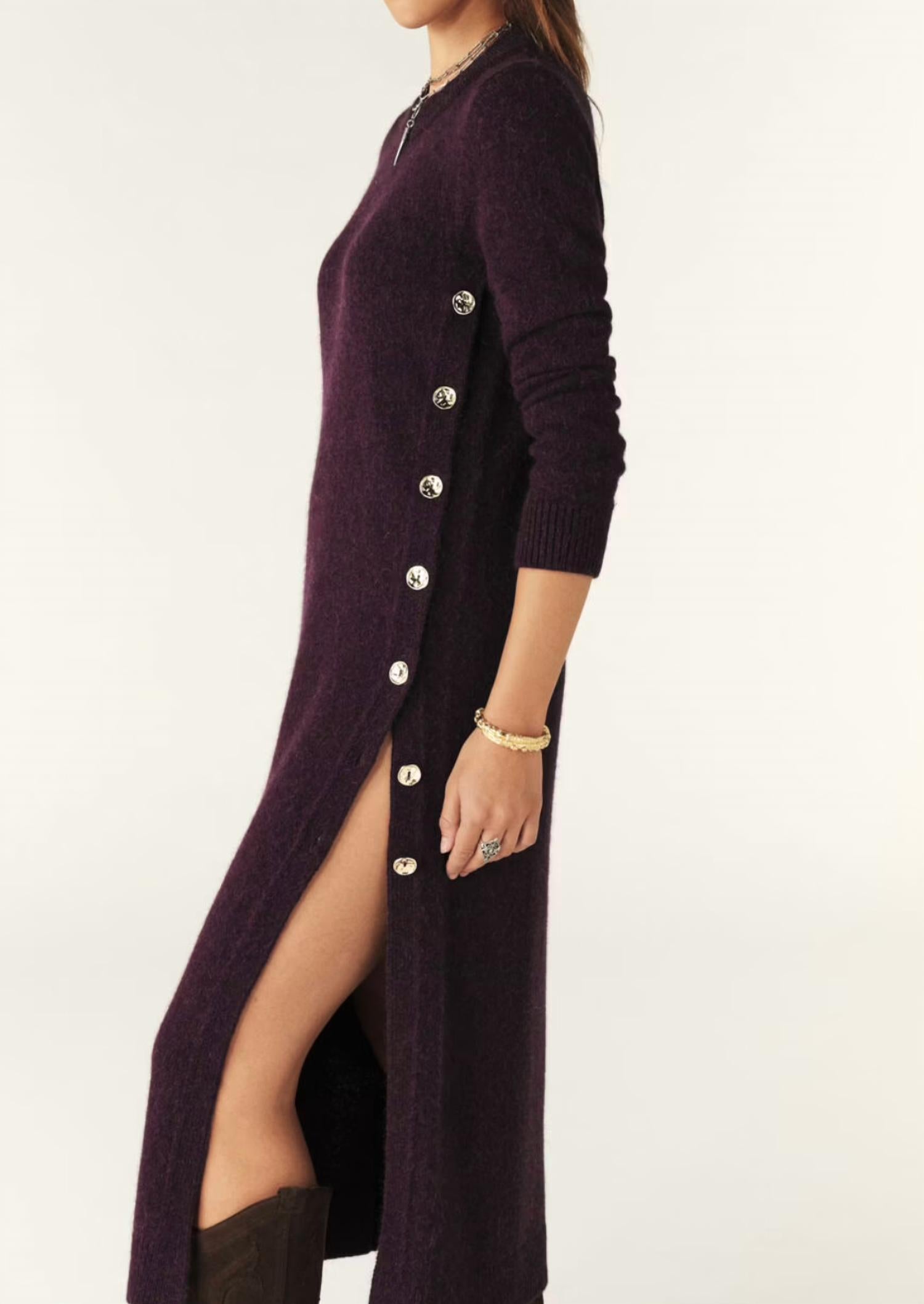 

Платье Doree Maxi цвета баклажана ba&sh, цвет aubergine