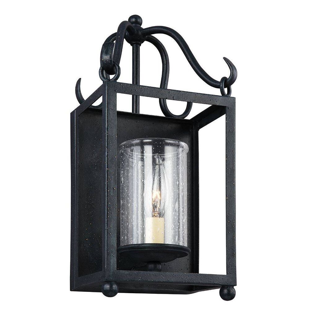 

Настенный светильник Декларация, старинное кованое железо, стекло Elstead Lighting