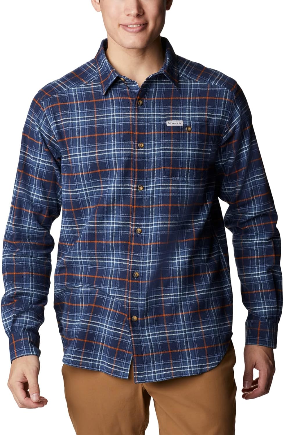 

Columbia мужская фланелевая рубашка с длинным рукавом Cornell Woods, Dark Mountain Multi Tartan