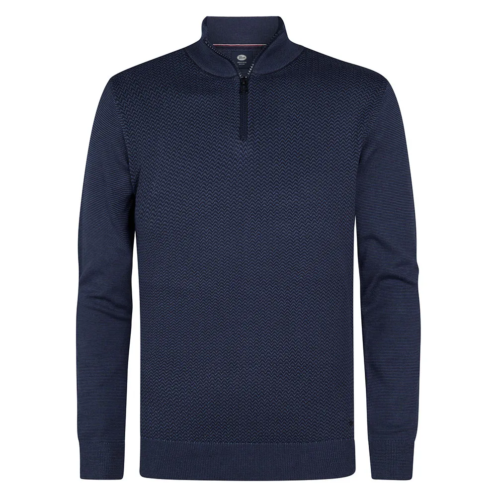 

Свитер Petrol Industries M-3050-KWC212 half zip, синий