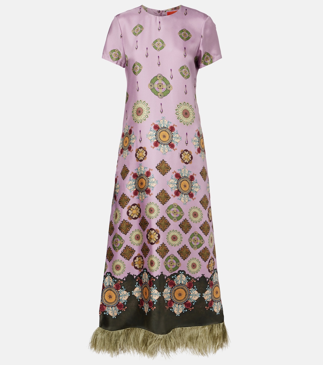 

Длинное платье из шелкового твила с принтом La DoubleJ, Nucleus Placée