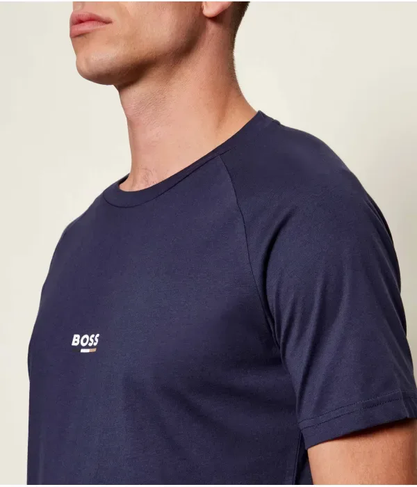 Футболка медсестры slim fit Boss, темно-синий — фото 4