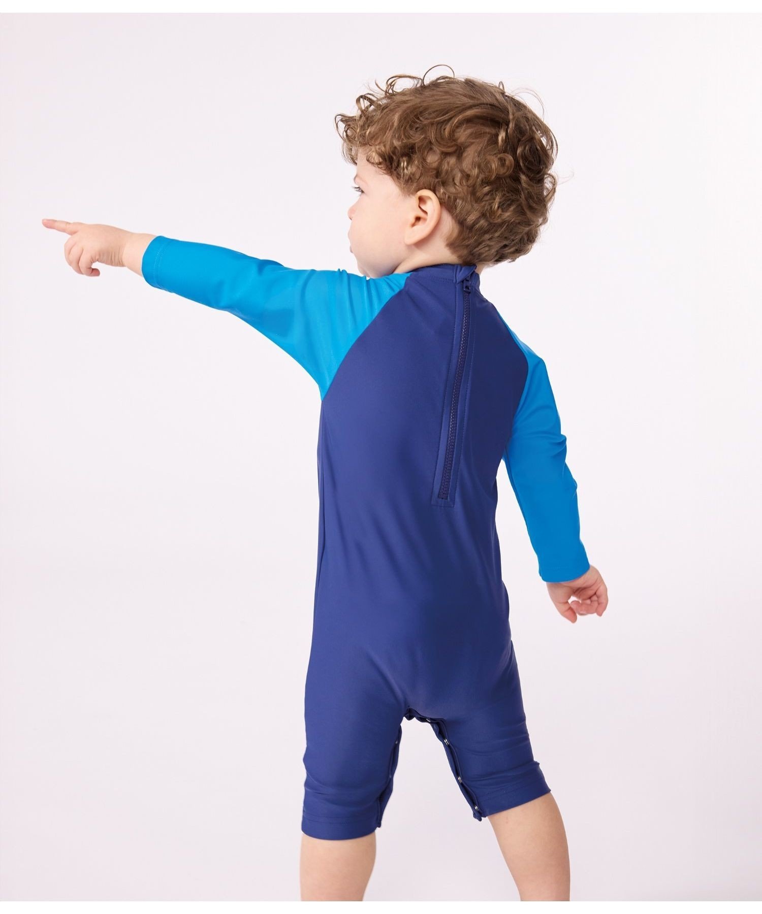 Купальник Рашгард Petit Bateau, Navy/Blue — фото 2
