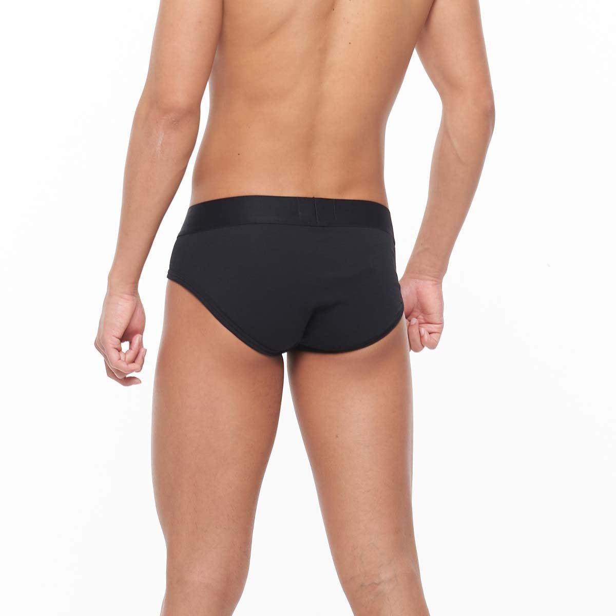 Трусы ICONIC LOGOBAND STRETCH COTTON BRIEF, европейский размер. Emporio Armani, 98. Black — фото 4
