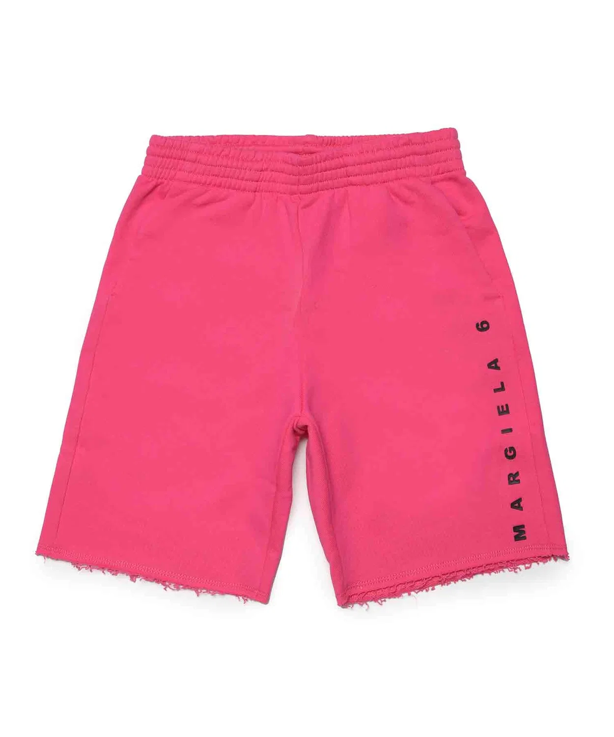 Спортивные шорты MM6 Maison Margiela Kids & Junior с логотипом, белые — фото 3