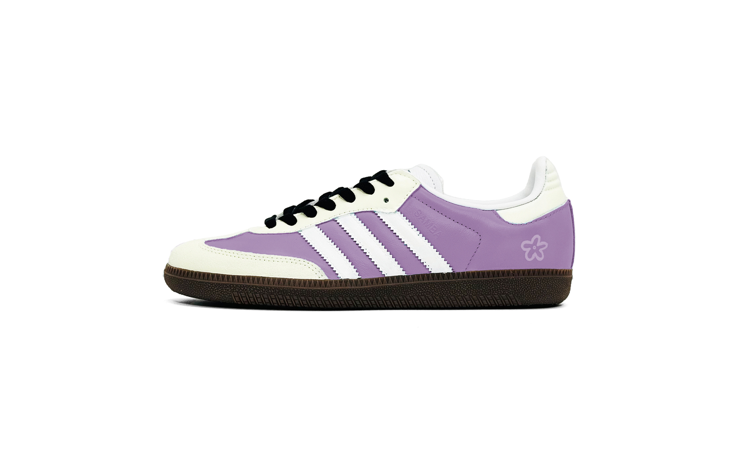 

Samba OG устойчивые к истиранию низкие топы German Army Trainers Unisex Purple Adidas Originals, фиолетовый