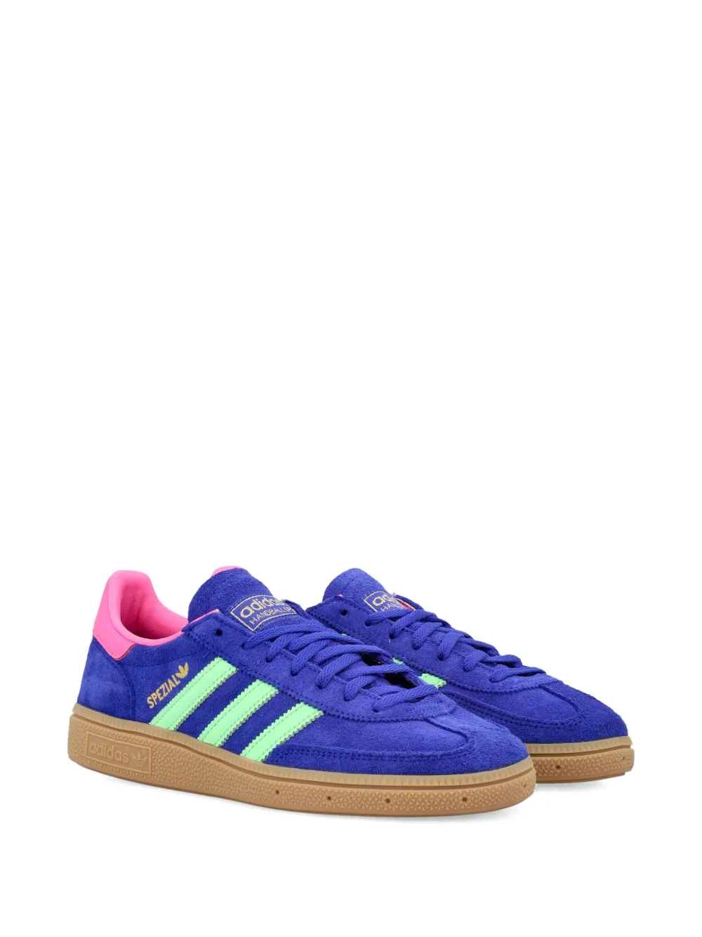 Кроссовки Handball Spezial с тремя полосками Adidas, синий — фото 2