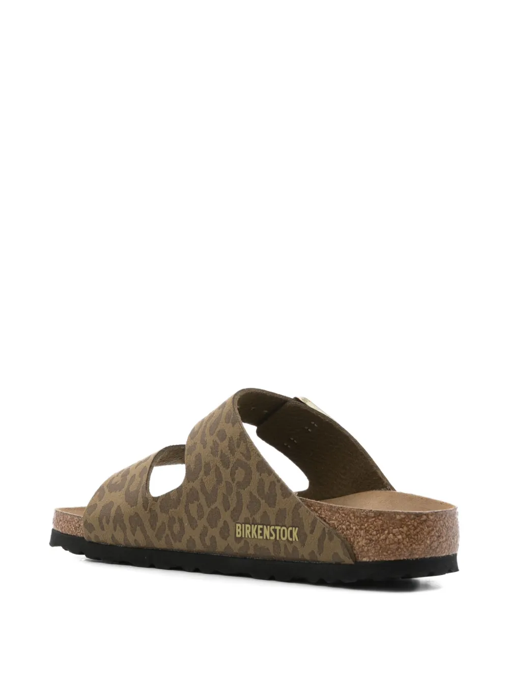 Сандалии Arizona с леопардовым принтом и двумя пряжками BIRKENSTOCK, коричневый — фото 3