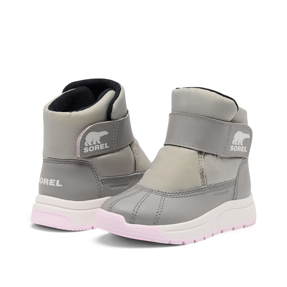 Водонепроницаемые зимние ботинки Sorel Whitney III Mid Strap (для маленьких детей), Dove — фото 3