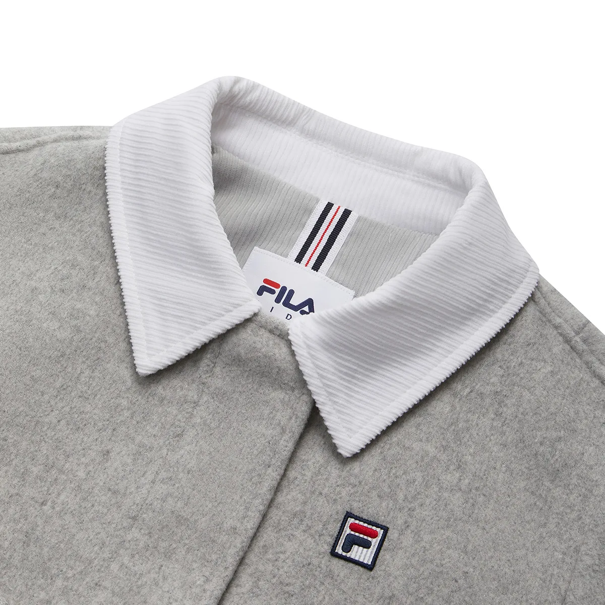 Куртка PERFORMANCE FPF детская FILA KIDS, Ivory Heather Gray — фото 4