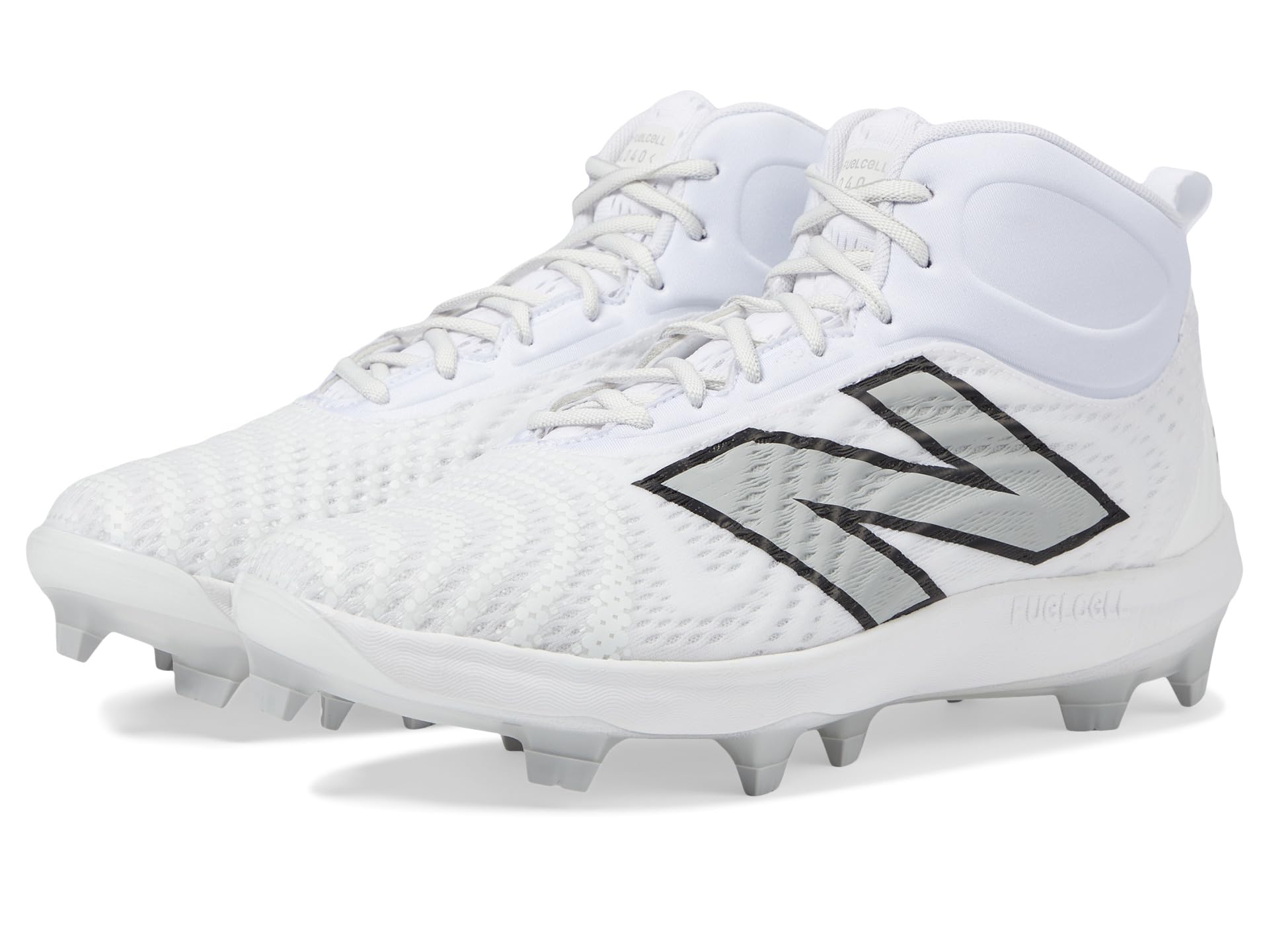 

Кроссовки New Balance Fuelcell 4040V7 Mid-Molded Baseball Cleats, Optic White/Raincloud