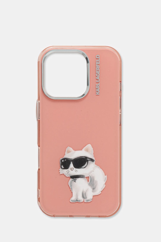 

Чехол для iphone 16 pro Karl Lagerfeld, розовый