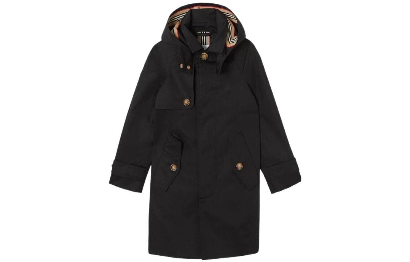 

Детское пальто Burberry, цвет Black