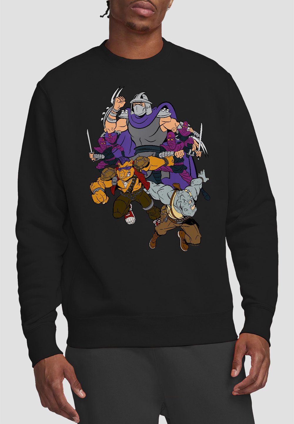 

Толстовка TMNT SHREDDER AND FOOT CLAN Cotton Soul, черный