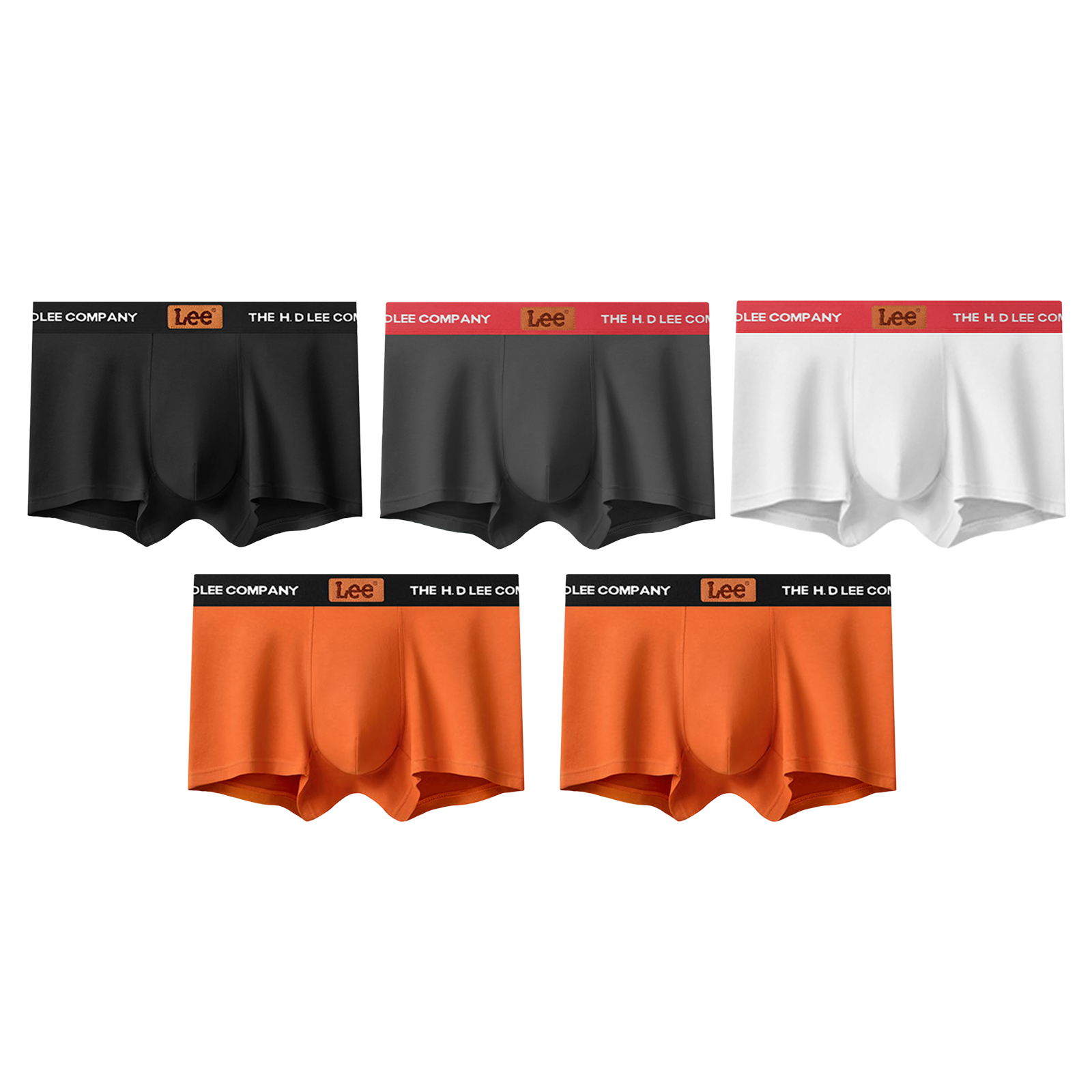 

Трусы Flowers для мужчин, 5 штук Lee, темно-серый