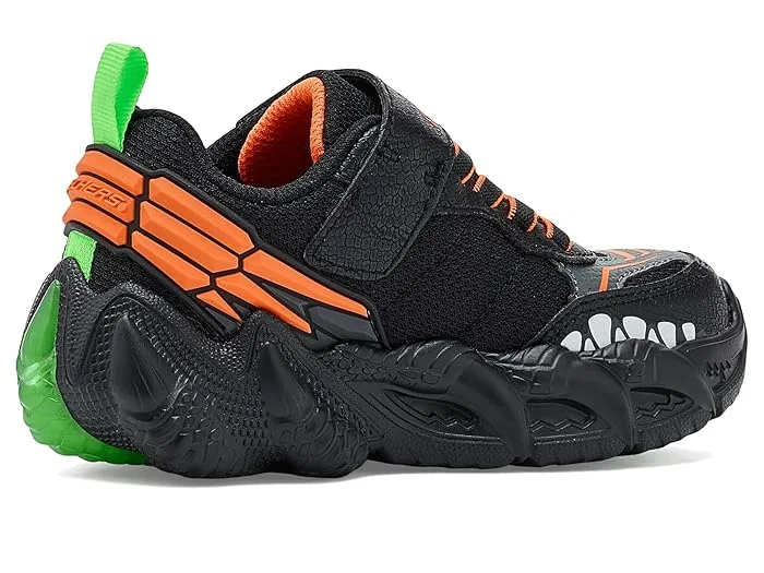 Кроссовки светящиеся Skech-O-Saurus Lights 3.0 SKECHERS KIDS, Black/Lime — фото 4