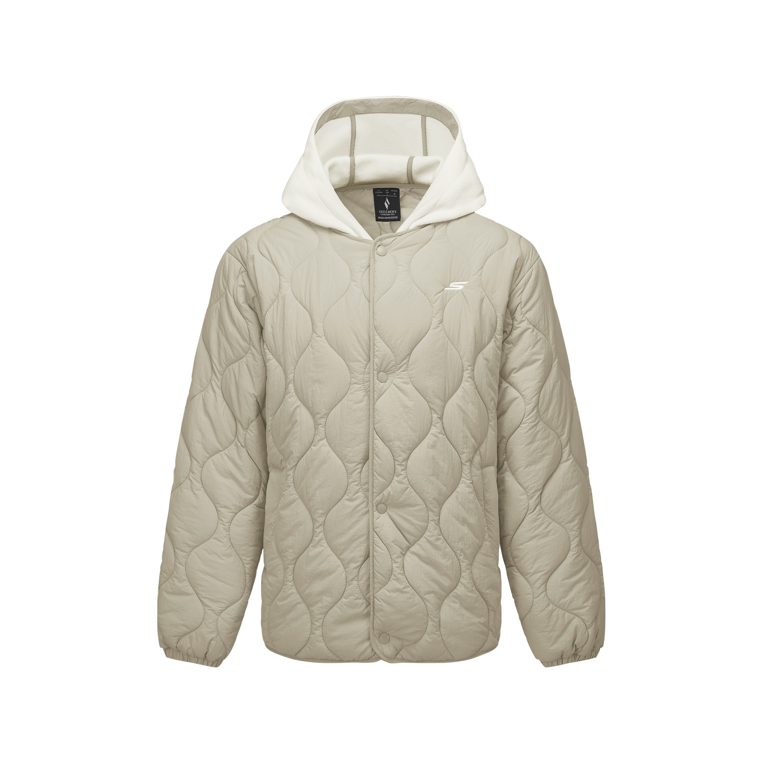 

Skechers Пуховик унисекс светло-серый коричневый, Light Gray Brown/021B