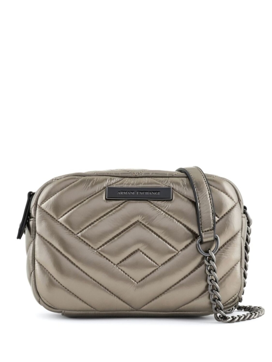 

Сумка через плечо с логотипом Armani Exchange, нейтральный цвет