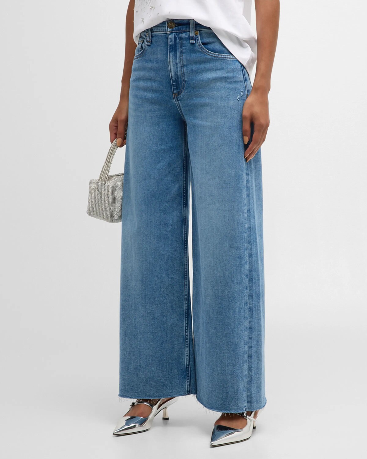 

Укороченные джинсы Sofie высокой эластичности Rag & Bone, цвет Monterosso