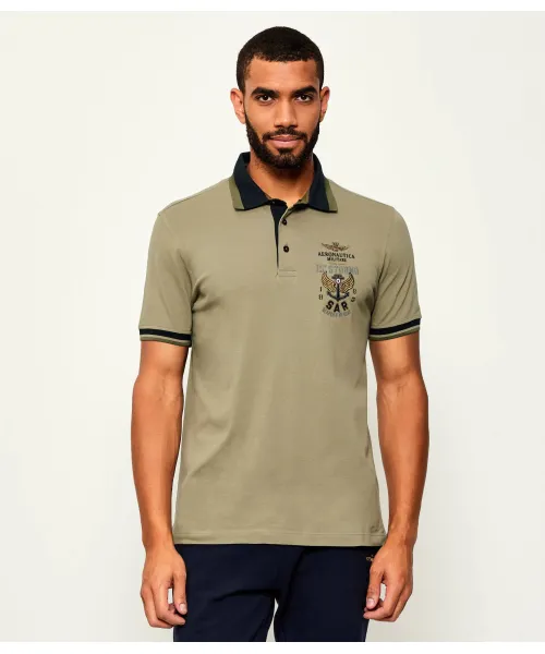 

Футболка поло Regular fit Aeronautica Militare, зеленый