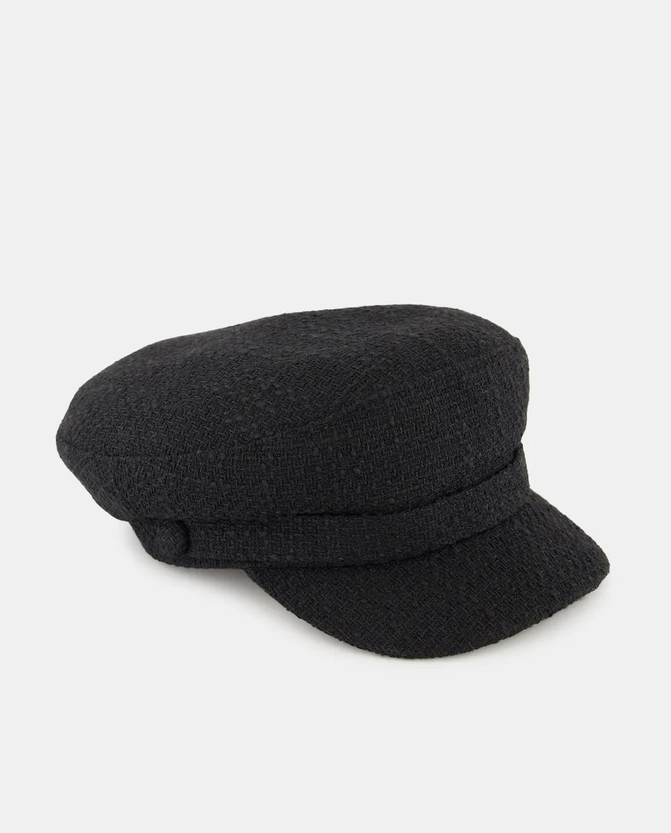 

Однотонная морская кепка Nine West, черный