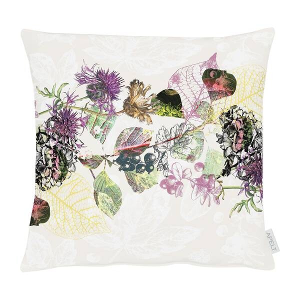 

Декоративная подушка Apelt 2714, 48 см цвет natur/lila/aubergine
