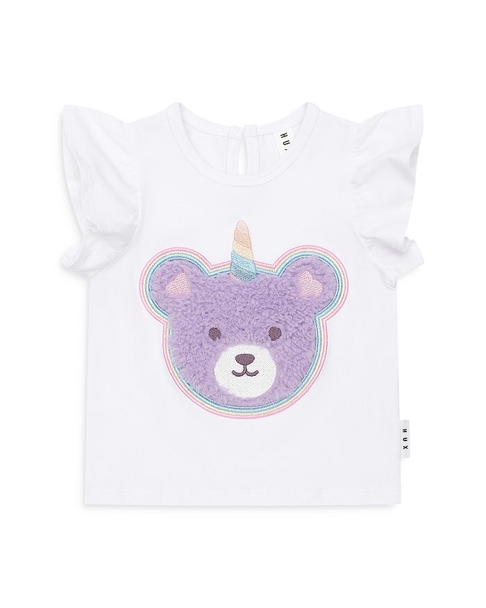 

Футболка с оборками "Unicorn Hux" для девочек - Baby Huxbaby, белый
