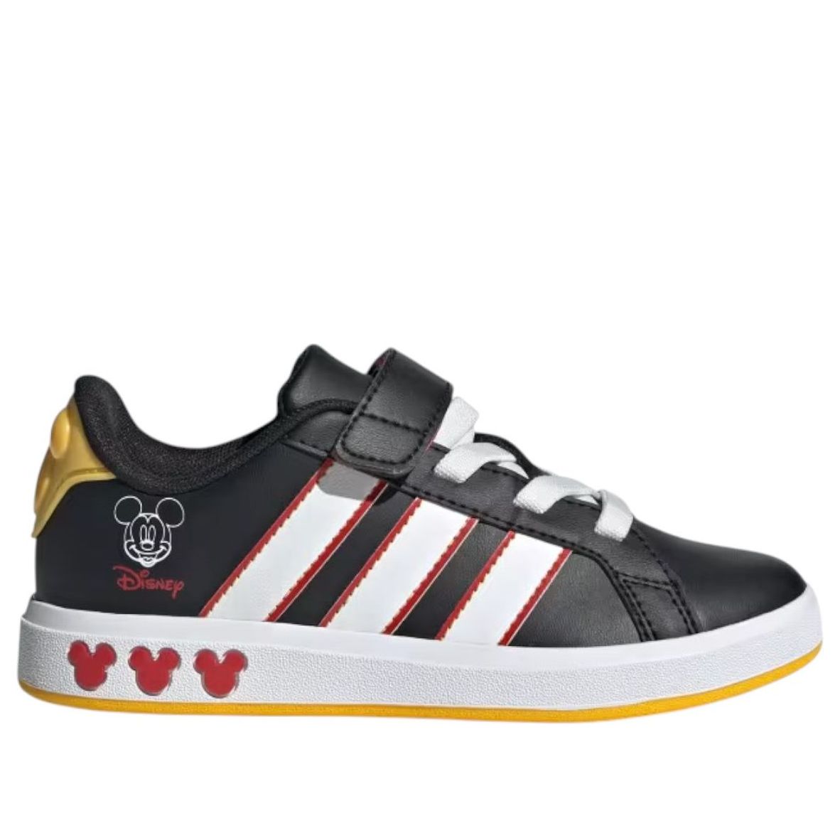 (GS) Adidas x Disney Mickey Mouse Grand Court 'Core Black White' — фото 2