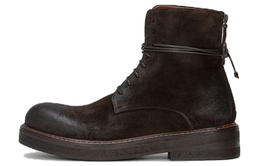 

Ботильоны на шнуровке Marsèll, темный коричневый