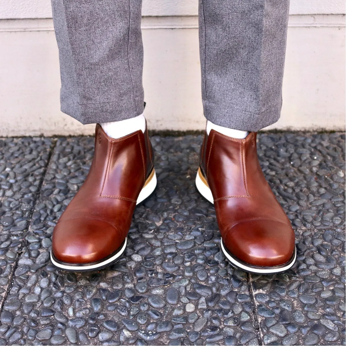 Ботинки Sports Mix Side Gore Lanvin En Bleu, brown — фото 2