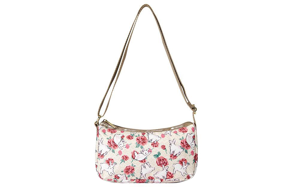 

LeSportsac Коллаборация Тканевая Плечевая Сумка, Повседневная Кроссбоди Женская Дымчато-Белая Skechers