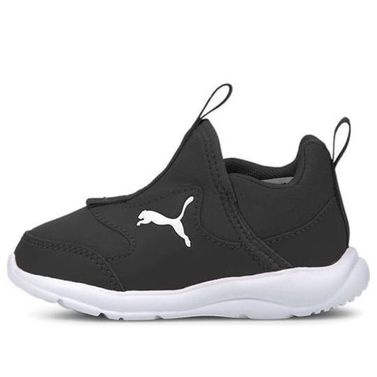 

Кроссовки fun racer slip-on 'black white' Puma, черный