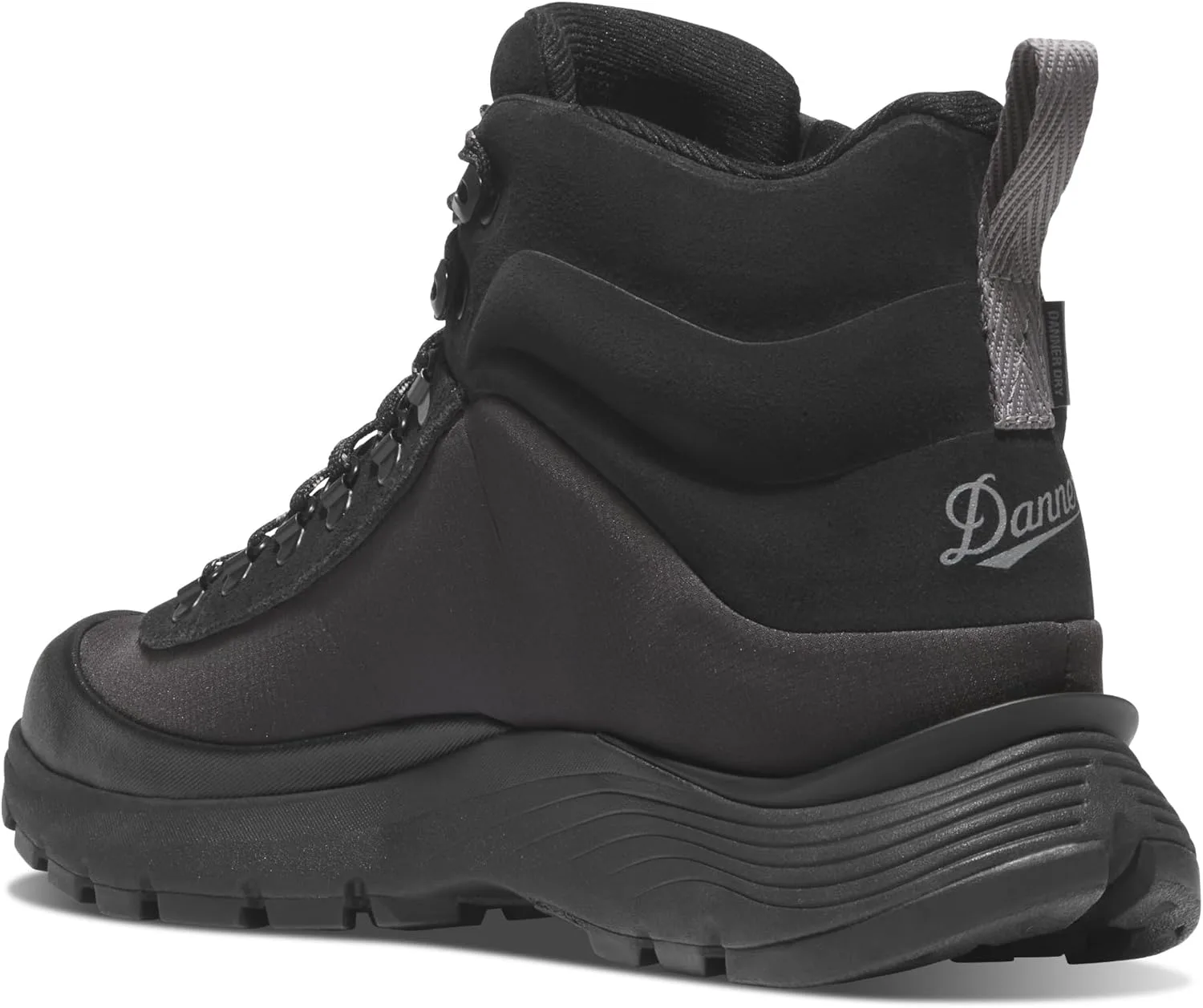 Мужские водонепроницаемые походные ботинки Danner Trail Trainer Mid 4, легкие, прочные, без утеплителя, для активного отдыха на улице, черный — фото 3